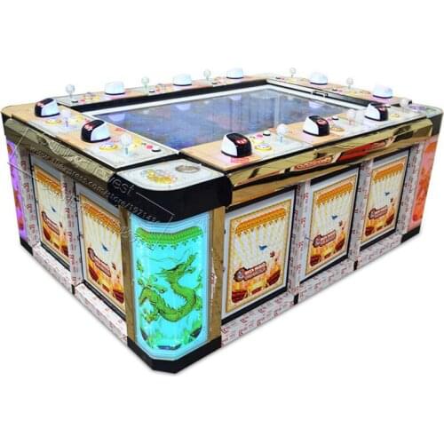 8 Player Fishing Game Machine Tickets Redemption Gambling Table Slot Casino Games Fish Shooting Game Cabinet Arcade Machine