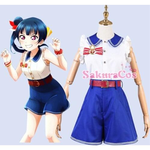 Anime Love Live Sunshine Aqours Tsushima Yoshiko 6th Anniversary UnAwakening Uniform Cosplay Custume Halloween Free Shipping