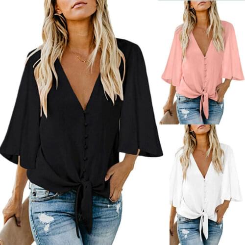 Womens Fashion Blouses 2020 Summer Shirt Loose Tunic Casual Blouse Tops Shirt Female Clothes Plus Size Women