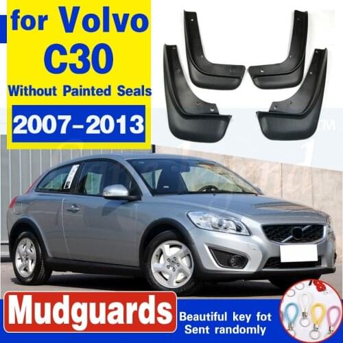 Front Rear Car Mud Flaps For VOLVO C30 (Without Painted Seals) 2007-2013 Mudflaps Splash Guards Flap Mudguards Fender 2010 2011