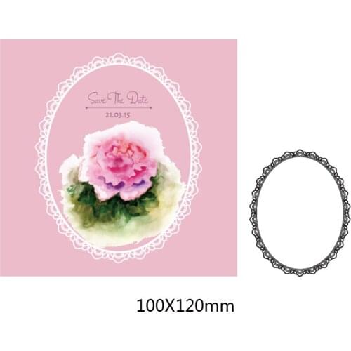 Flower circle lacework Metal steel Cutting Dies DIY Scrapbook Album Paper Card Crafts Stencil Scrapbooking Stamps festival card