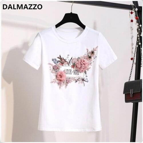 Женские хлопковые футболки DALMAZZO China At AliExpress