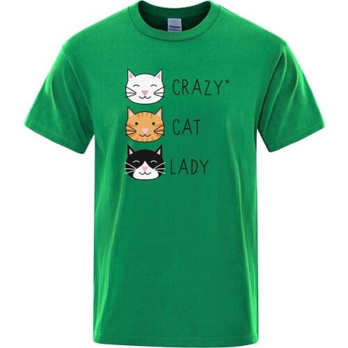 Three Cute Cats Of Different Print Mans T-Shirt Breathable Loose T Shirts Oversized Vintage Tops Summer Comfortable T Shirt Man