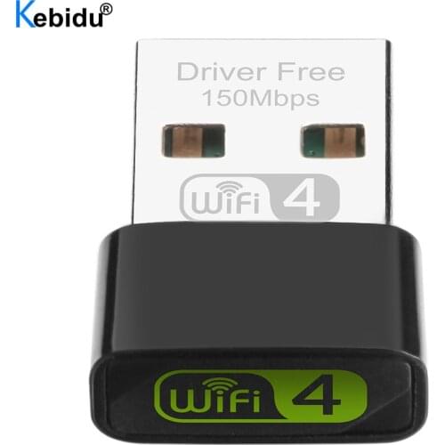 Kebidu Mini Wireless USB Wifi Adapter 802.11N 150Mbps USB2.0 Receiver Dongle MT7601 Network Card For Desktop Laptop Windows 7 8