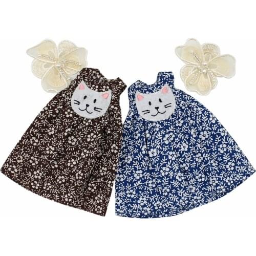 ICY DBS Blyth DollDBS Blyth icy 1/6 30cm doll Clothes Cute floral kitten with headdress for girl gift toys licca