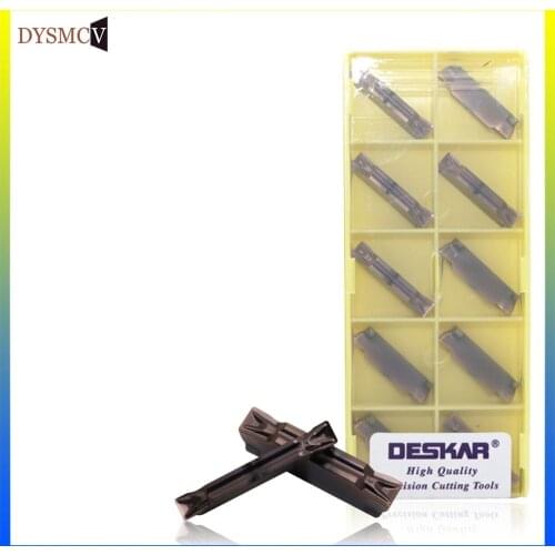 DESKAR MGMN200-G LF6018 300-T 300-H 400-T 400-H 500-M LF6018 CNC tabletop lathe turning carbide insert for stainless steel