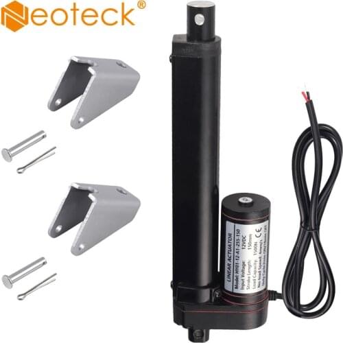 Neoteck DC 12V 1500N Linear Actuator Motor For Auto Car RV Electric Door Opener 1500N/330LBS 150mm/6 inch Stroke Length Linear