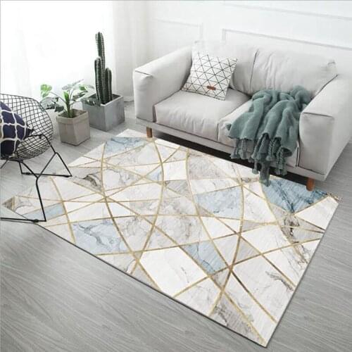 Carpet Living Room Non-slip Bedroom Decoration Home Large Rugs Geometric Modern Living Room Coffee Table Thick Mat