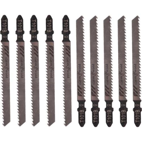 Trimming Jigsaw Blade Furniture Tool Parts Supply 10pcs 4inch HCS T101B T-shank