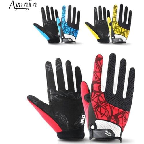 Spring and Summer Riding Glovesn Man Thin Section Breathable Slip Outdoor Cycling Gloves Touch Woman Sports Bike Running Gloves