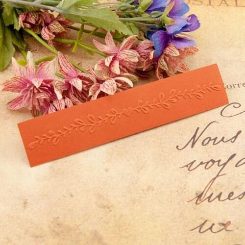 Vine Plastic Embossing Folder Stencil Template DIY Scrapbook Photo Album Making E56C