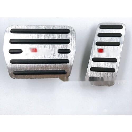 Suitable For Audi A1 And A3. New Q2 / Q3 Accelerator Pedal, Non Perforated Aluminum Alloy Anti-skid Pedal