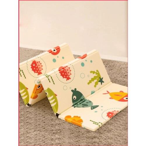 Developing Mat Foldable Baby Play Mat Waterproof Soft Floor Playmat Infant Crawling Carpet Kid Game Activity Rug Folding Blanket