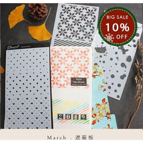 Moodtape Craft Layering Stencils For Walls Painting Scrapbooking Stamp Album Decor Embossing heart