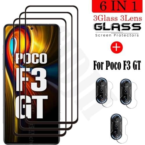 Full Glue Tempered Glass For Xiaomi Poco F3 GT Screen Protector Glass For Xiaomi Poco F3 GT Protective Film For Poco F3 GT