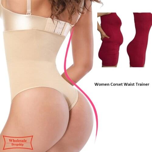 Women Slimming High Waist Body Shaper Panties Seamless Tummy Control Waist Slim Pants Shapewear Girdle Underwear Waist Trainer