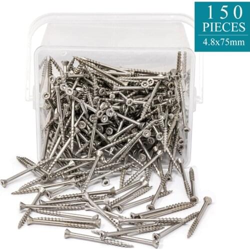 #10×3 Torx Slot Star Drive Type 17 Stainless Steel Wood Deck screws,150pcs