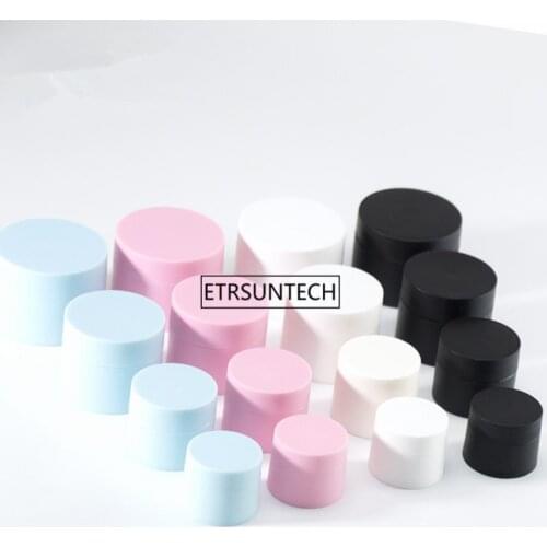 100pcs 5G 15G 20G 30G Frost PP Bottle Plastic Jar Empty Bottle Cream Jar Cosmetic Packaging Container F3345