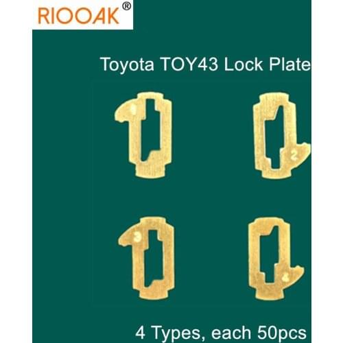 200pcs/lot TOY43 Car Lock Reed Plate For Toyota Camry Corolla NO.1.2.3.4 Lock Reed Locking Plate Each 50PCS
