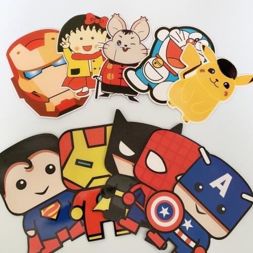 5pcs 2020 China-- New Years red envelopes three dimensional cute children cartoon childrens birthday, festival red envelopes