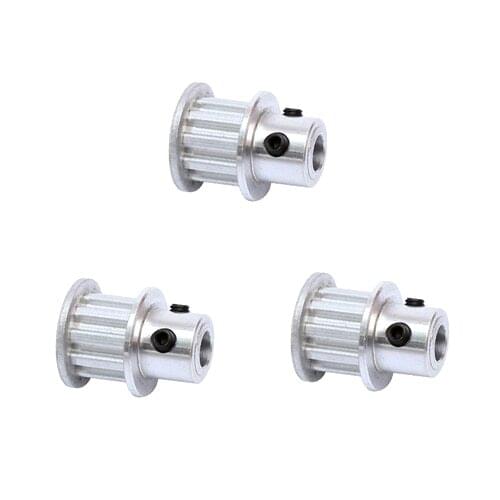 5Pcs Aluminum 11mm Width 10 Tooth Teeth XL Timing Drive Pulley Pully Wheels Gear For 3D Printer Bore=4mm/5mm/6mm/6.35mm/8mm