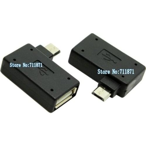 90 degree Micro USB V3.0 OTG Adapter USB2.0 Micro Male A Female Connector tablet Mobile phone Connect U Disk Mouse Keyboard OTG