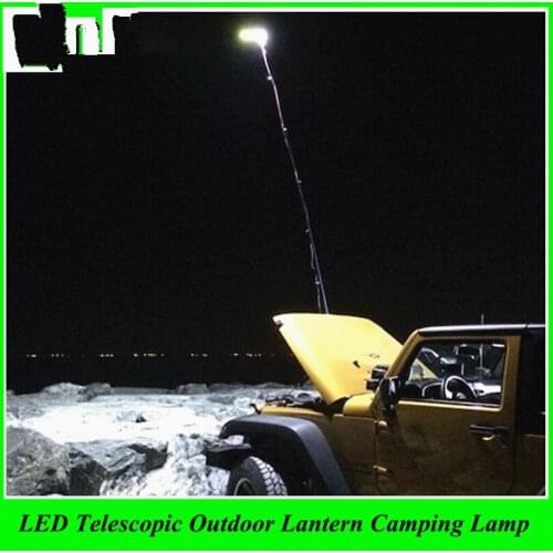 Car flashing atmosphere car-styling LED Telescopic Outdoor Lantern Camping Lamp Light Night Fishing Road Trip with RF Controller
