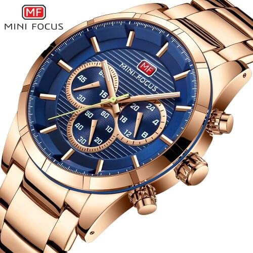 Relogio Masculino Men Top Luxury Brand Military Sport Watch Mens Quartz Clock Male Full Steel Casual Business Rose gold watch