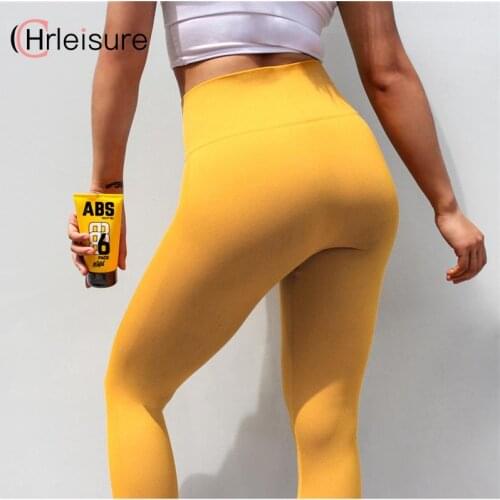CHRLEISURE Push Up Seamless Women Leggings Fitness High Waist Leggins Mujer Workout Breathable High Wait Legging
