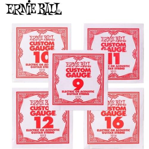 Ernie Ball Single Guitar Strings, 1st 2nd 3rd String, Fit for Electric and Acoustic Guitar Strings, Sell by 1 Single String