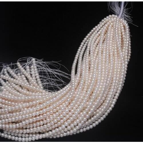 Jewelry Natural freshwater pearl 7-8mm flat bead DIy Loose beads necklace bracelet