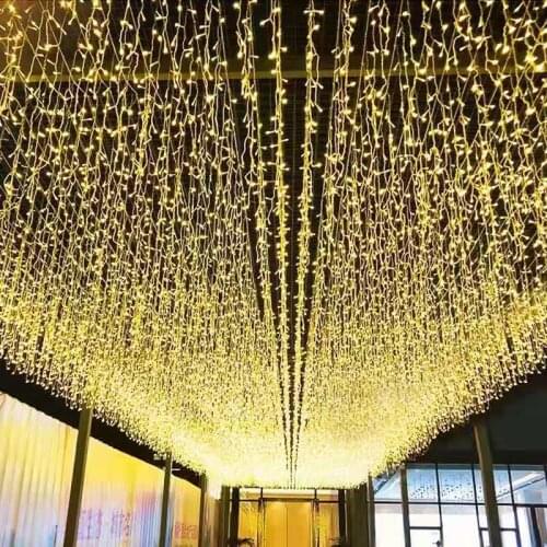 6x3M/3x3m Led Icicle String Lights Garland Street Fairy Lights Christmas Decorations for Home Outdoor Indoor Curtain Led Navidad