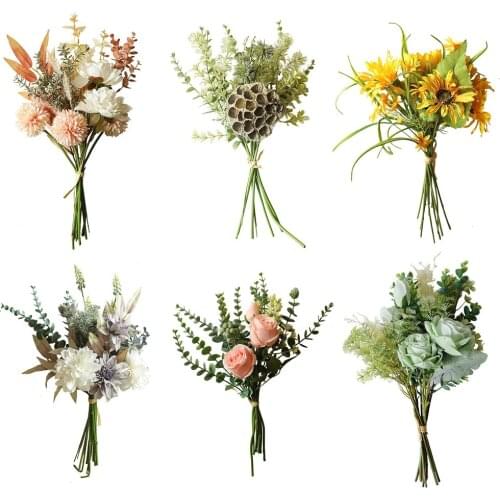 Green Aloes Artificial Sunflowers