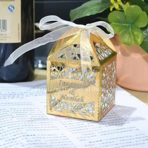 Metallic paper bags,wedding favor boxes gift box candy,wedding paper bags for gifts