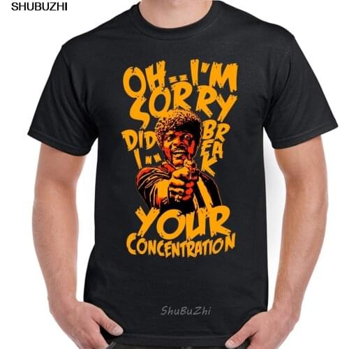 Concentration Mens Funny Pulp Fiction Movie T-Shirt Film Samuel L Jackson Quote Cool Casual pride t shirt men Unisex New sbz3084