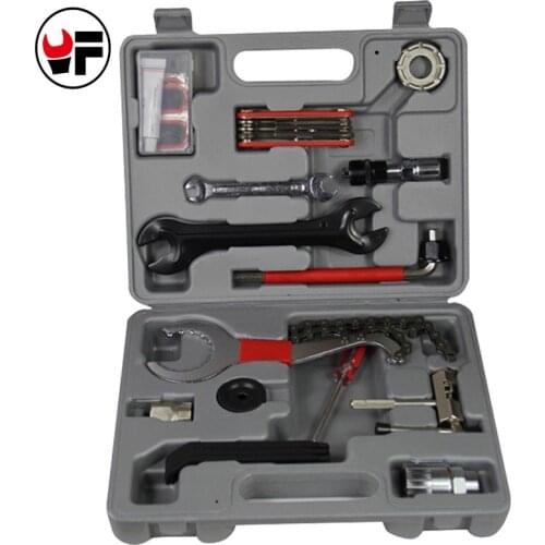 14PCS Mountain Bike Repair Tool Kits Bicycle Chain Cutter Chain Removel Bracket Remover Freewheel Remover Tool Bicicleta DN177