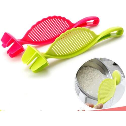 Creative Cleaning Rice Washing Sieve Drainer Device Strainer Cooking Tools Debris Filter Kitchen Gadget Utility For