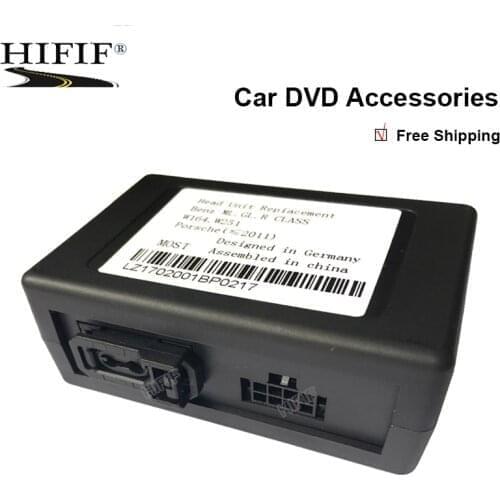 Wholesale! For Porsche Cayenne For Mercedes Benz/ML/GLR/W164/W251 AUX Car Optical Fiber Decoder Box Amplifier Adapter