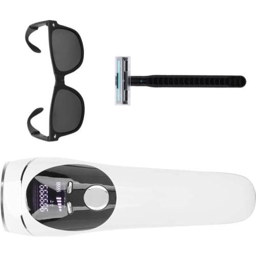 Eyelash Growth Eye Makeup Professional IPL Hair Removal Device Painless Men Women Hair Removal Machine (White 100-240V)