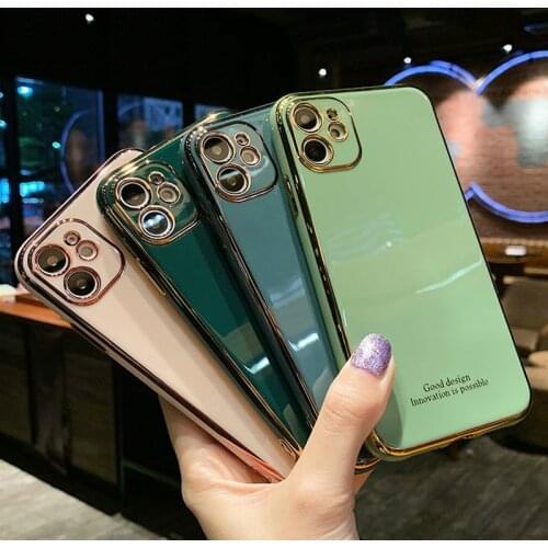 Luxury Plating Silica gel soft Mobile phone Case For iphone XR X XS Max 6 6S 7 8 Plus 11Pro Fashion Cell Phone 11 Case NEW