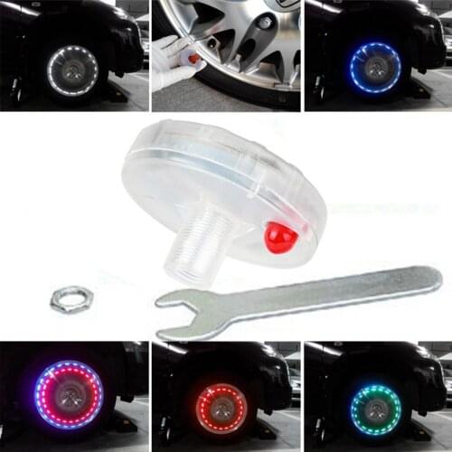 LED Light 15 Mode Neon Tire Wheel Well Rim LED Light Lamp For Car Bike Bicycle Motorcycle LED Solar Lights Dropshipping New