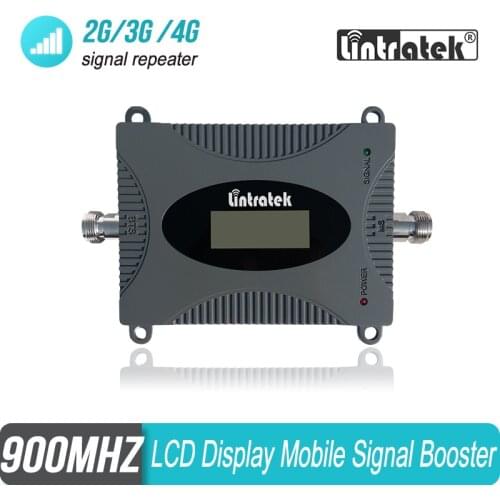 Lintratek 2g 3g 900mhz LCD Display Mobile Cellphone Cellular Signal Booster Repeater Amplifier for Europe & Asia Carriers #29