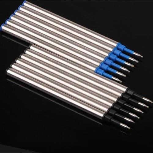 High Quality 5pcs Ballpoint Pen Refills Replacement 0.5mm Blue Black Red Ink Color for School Office Writing Stationery