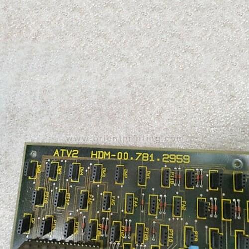 00.781.2959 ATV2 Circuit Board For Heidelberg Printing Machine