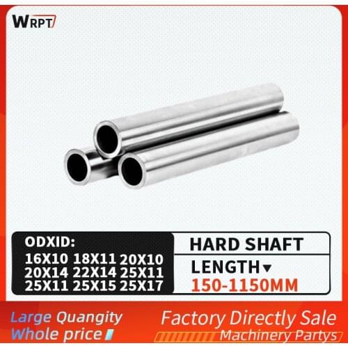 1PCS 16MM/18MM/20MM/22MM/25MM cylindrical hollow optical axis linear guide chrome-plated hard shaft guide, L = 150mm-1150mm