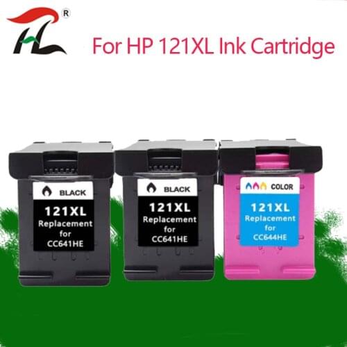 3PK 121XL Ink Cartridge Replacement for HP121 HP 121 XL Ink Cartridge For HP Deskjet D2563 F4283 F2423 F2483 F2493 printer