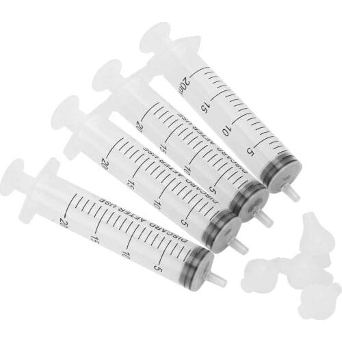 4pcs 20ml/30ml Nasal Irrigator Syringe Baby Care Nasal Aspirator Professional Syringe Nose Cleaner Baby Nose Rinsing Device