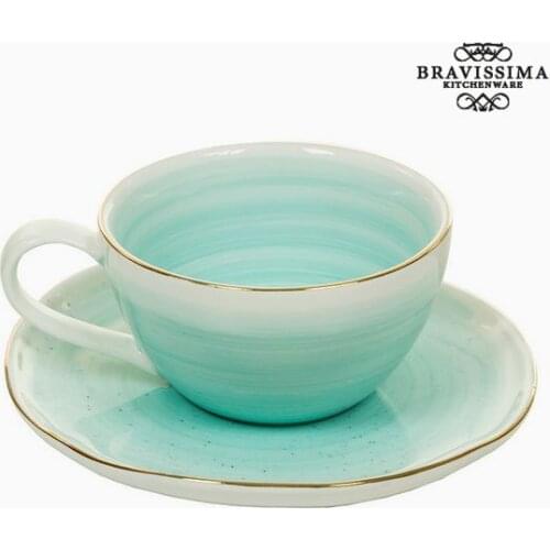 Cup with Plate - Queen Kitchen Collection Porcelain