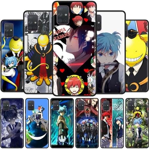 Assassination Classroom Case For Samsung Galaxy A51 A71 A02s A21s A31 A41 A11 A01 Black Silicone funda Phone Cover
