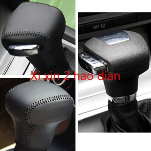 For Skoda old 07-13 Octavia Superb automatic transmission special leather gear cover gear cover car decoration